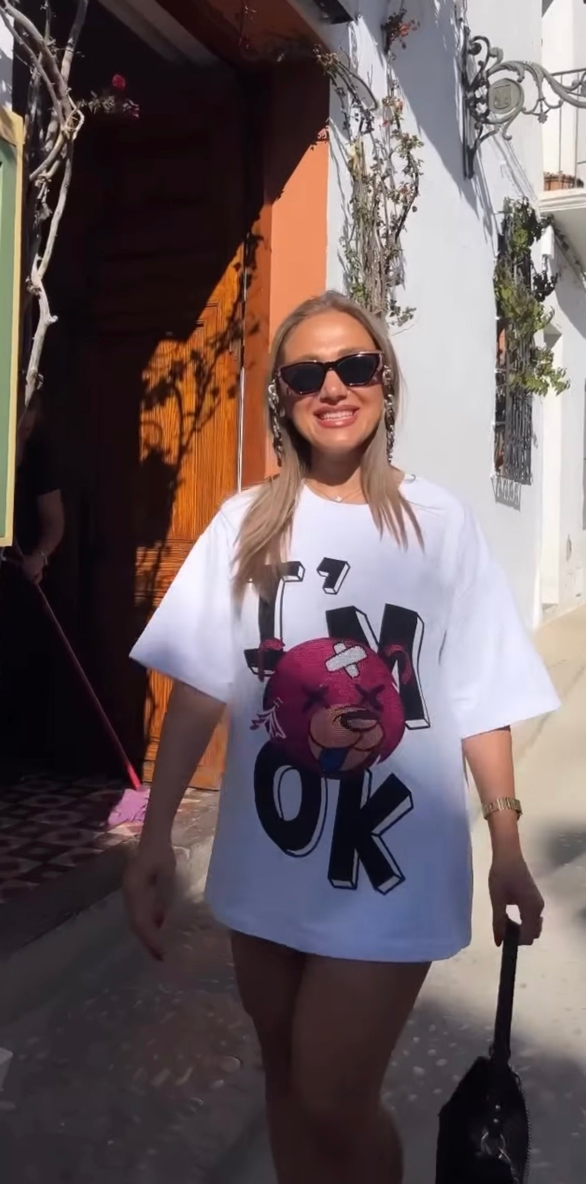 Camiseta Oversize “I’m ok”