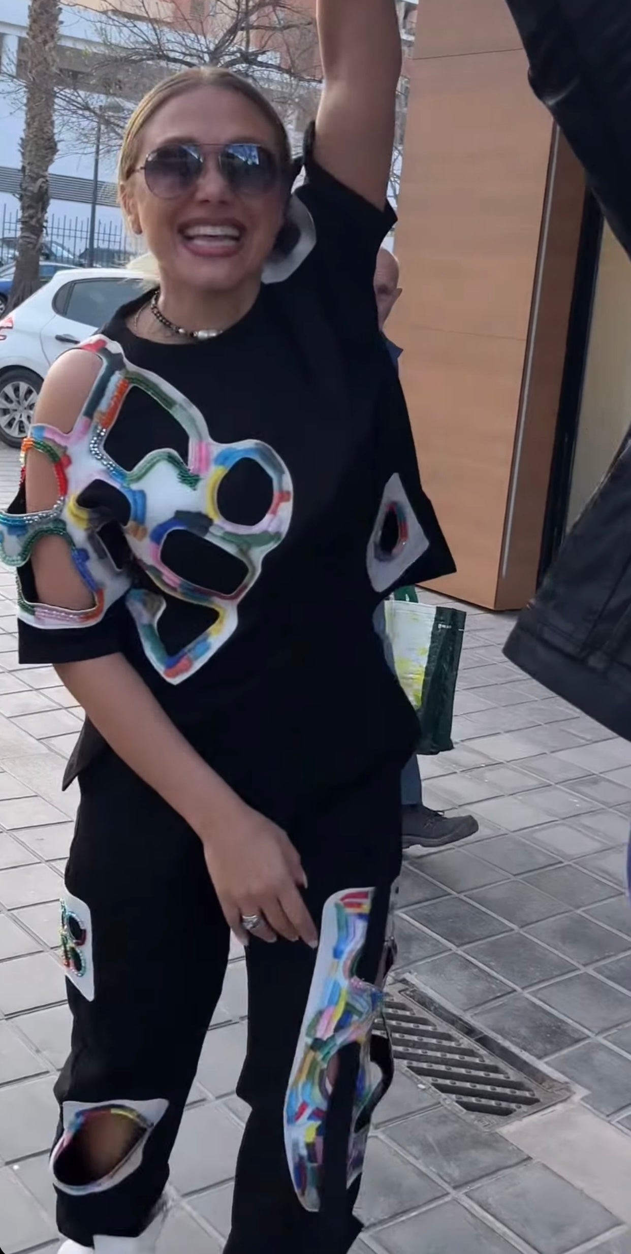 Conjunto chandal diseño artístico