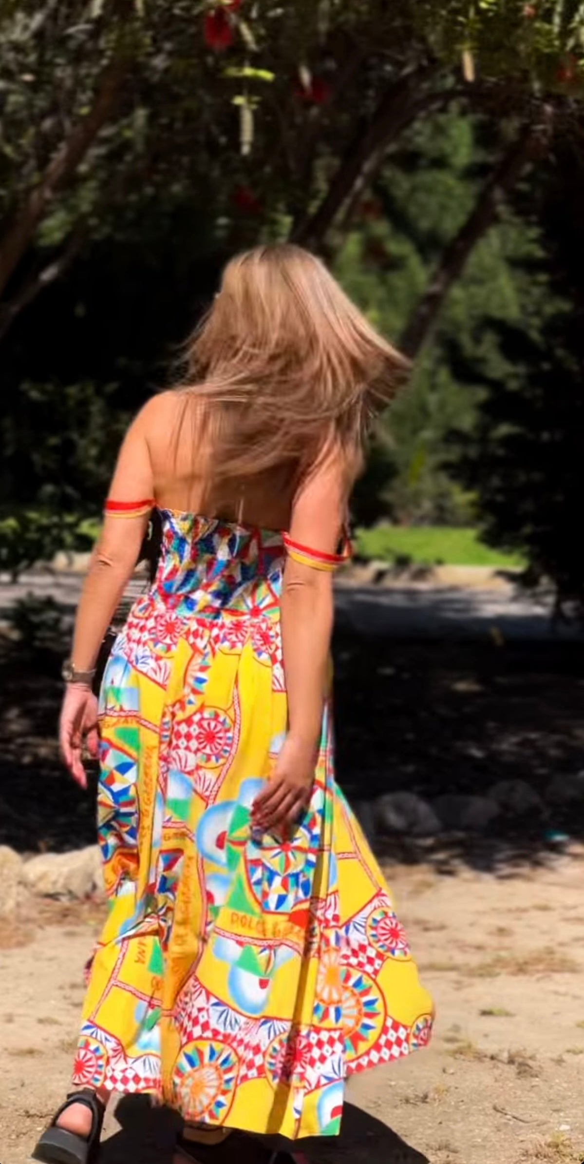 Vestido colorido