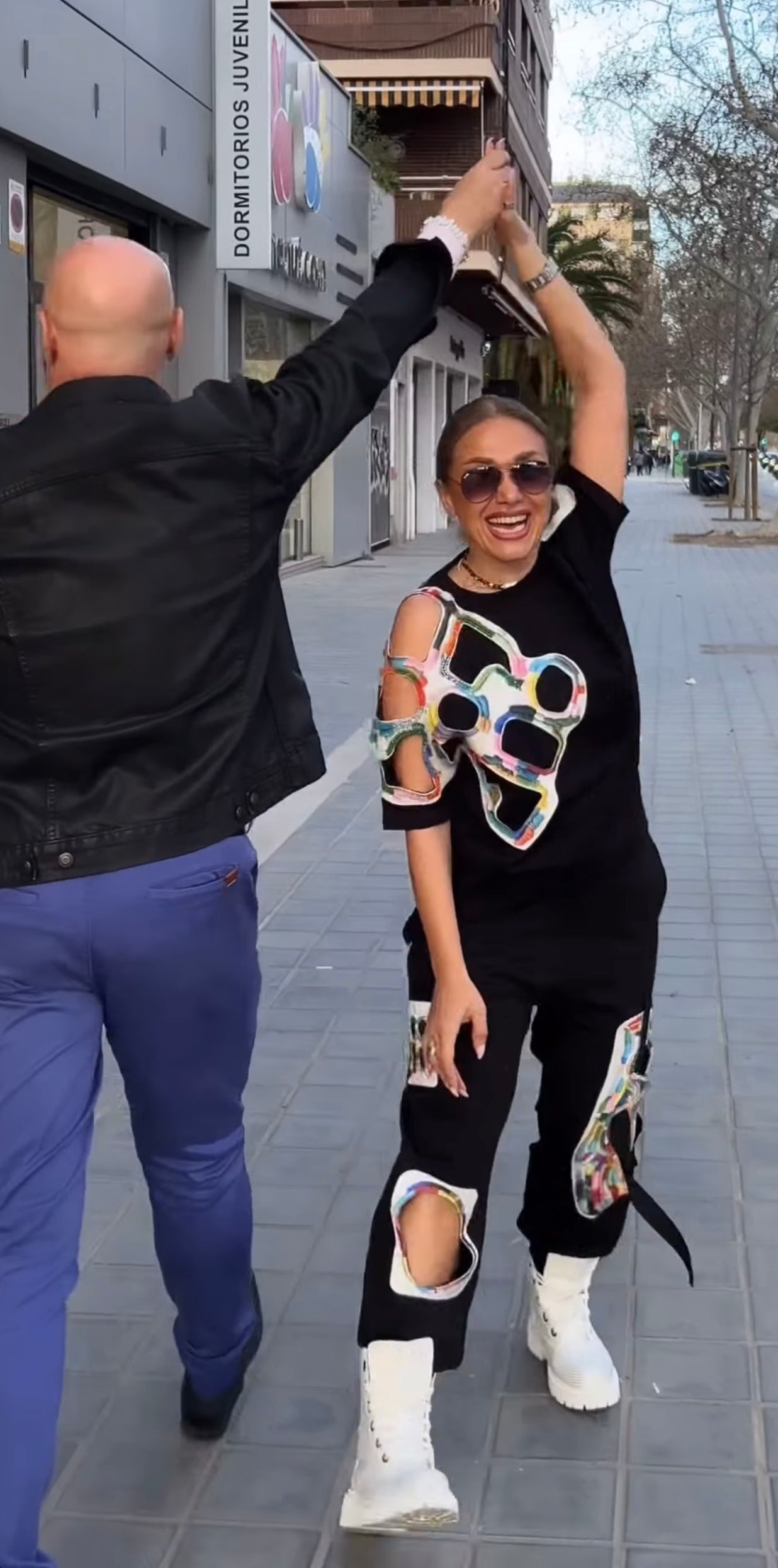 Conjunto chandal diseño artístico