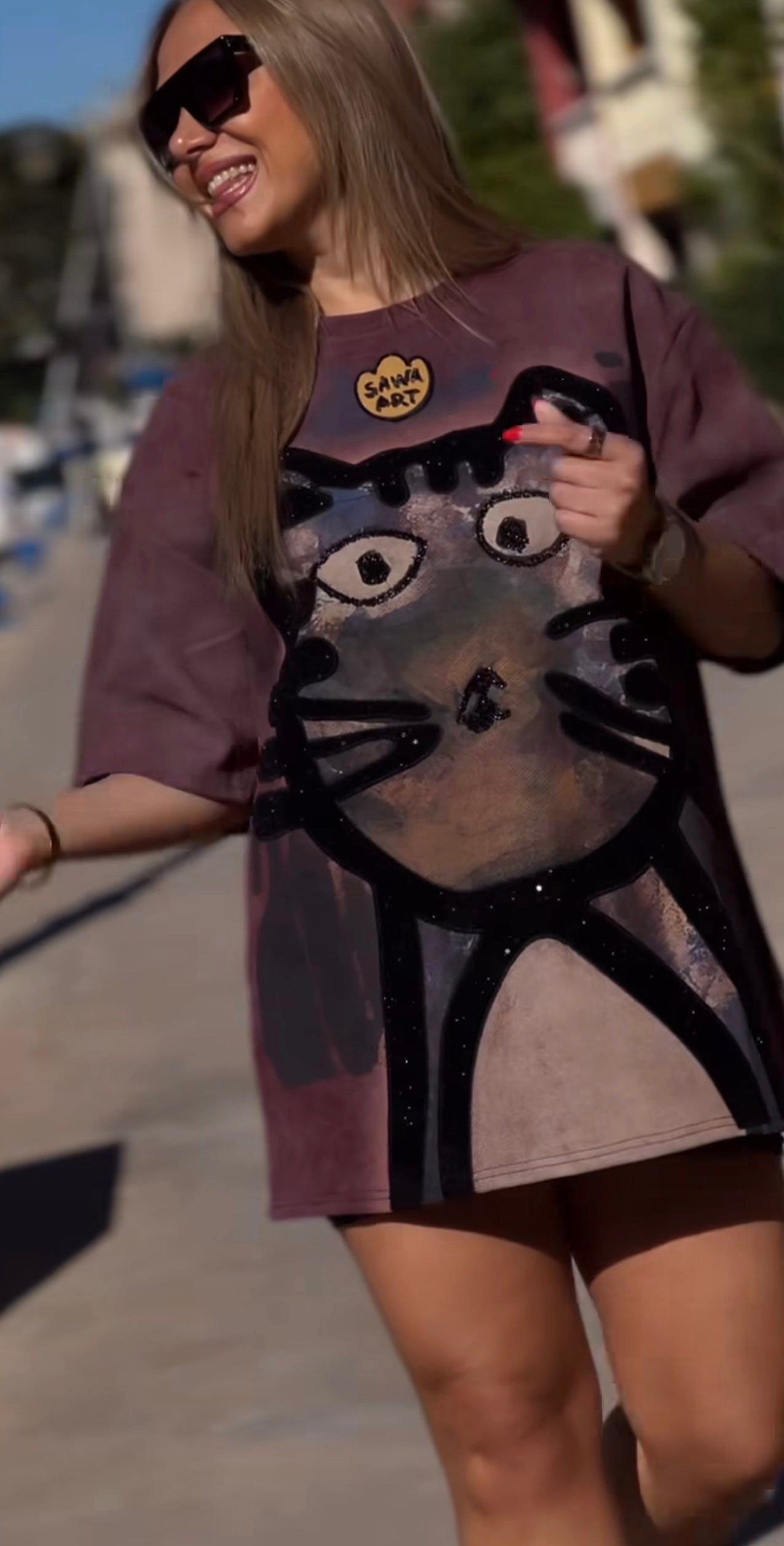 Camiseta Oversize “Sawa Art”