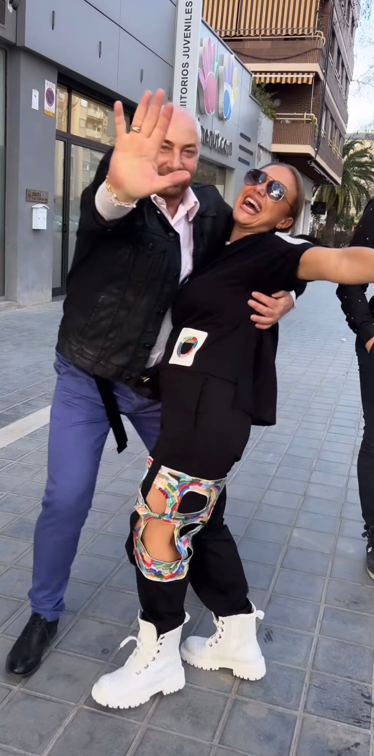 Conjunto chandal diseño artístico