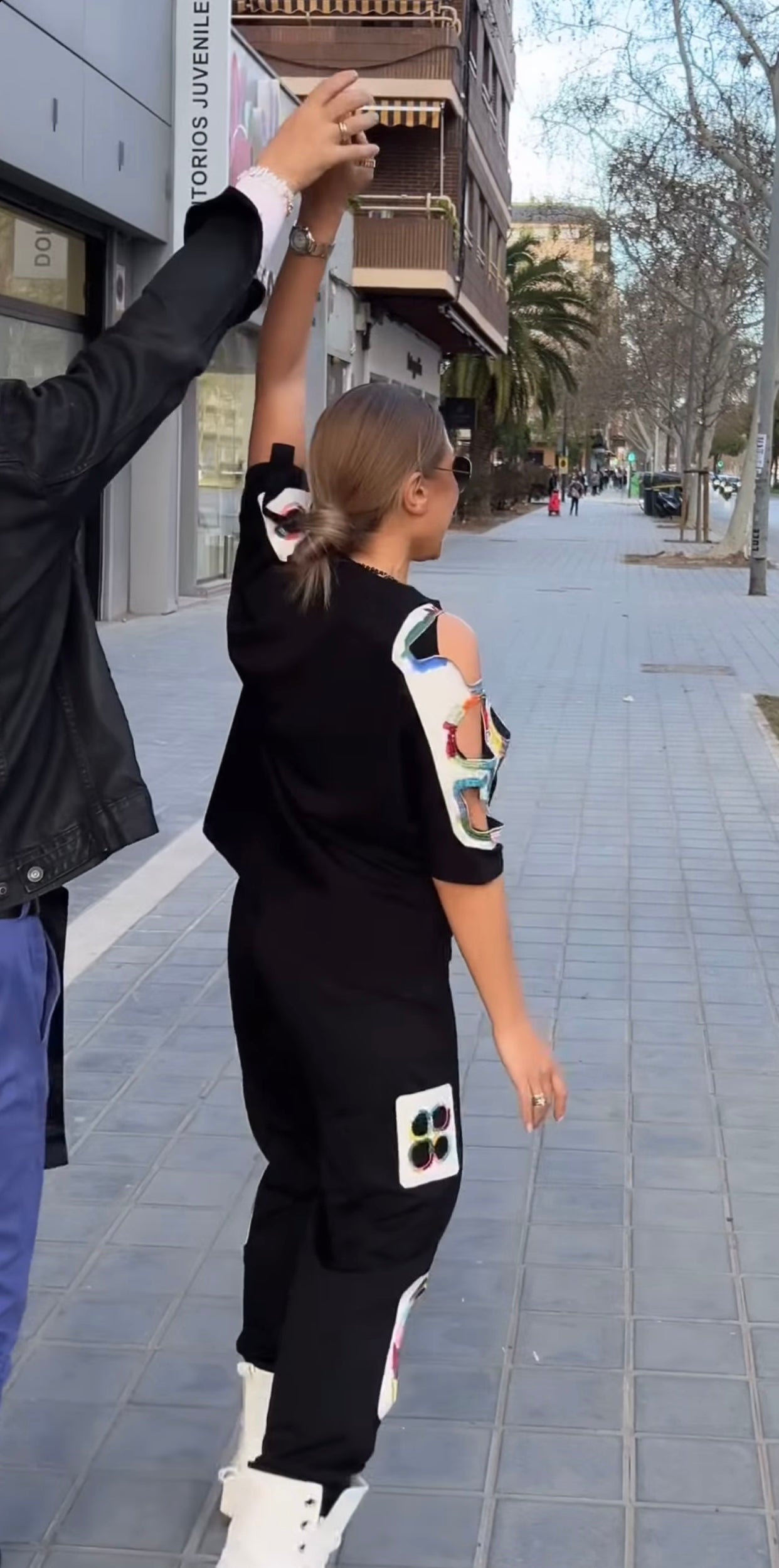 Conjunto chandal diseño artístico