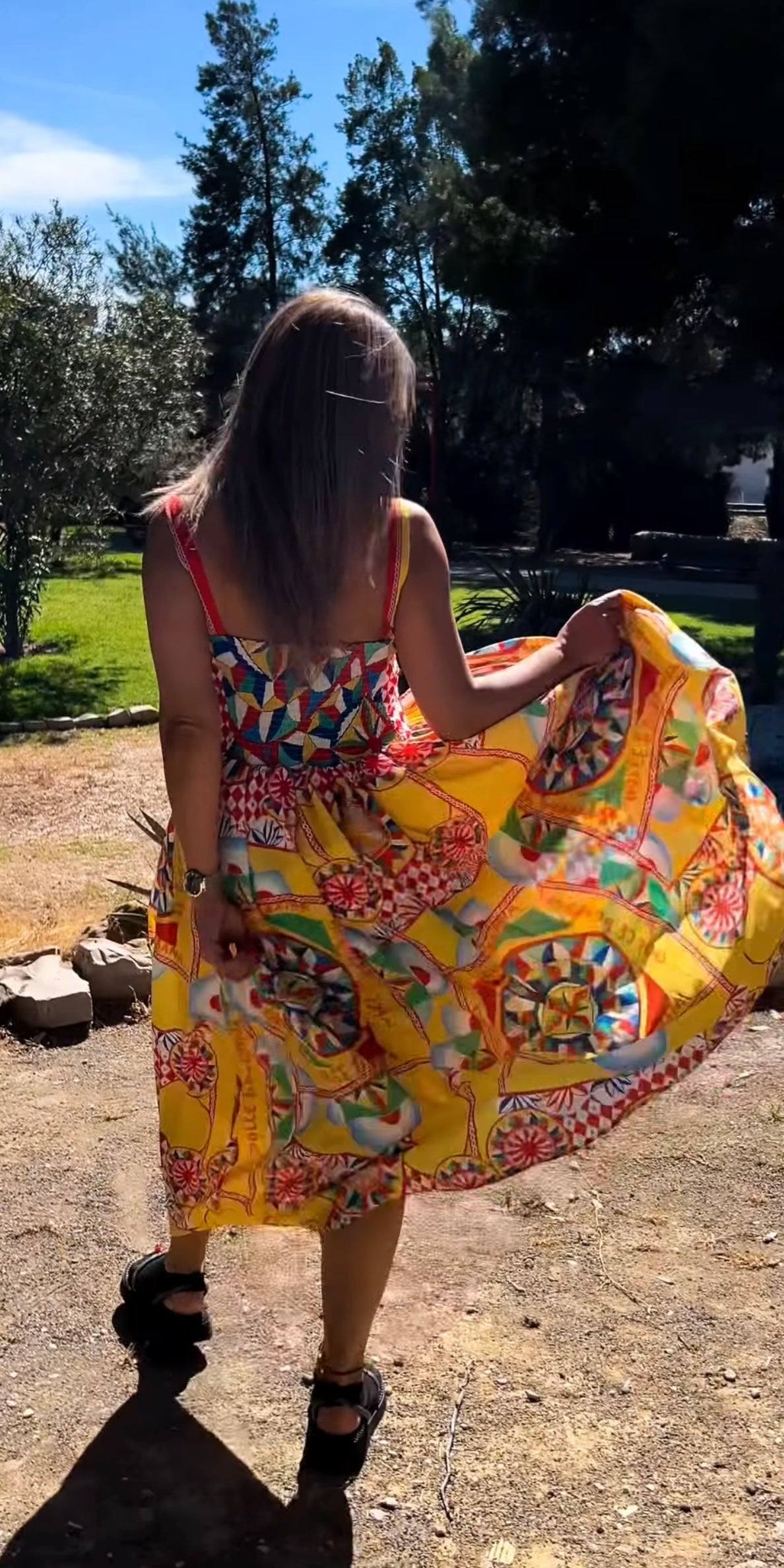 Vestido colorido